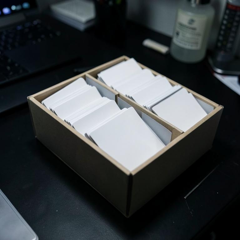 Storage box of trading cards