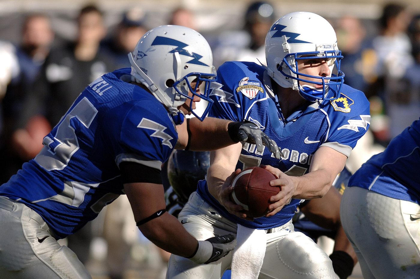 American football game action